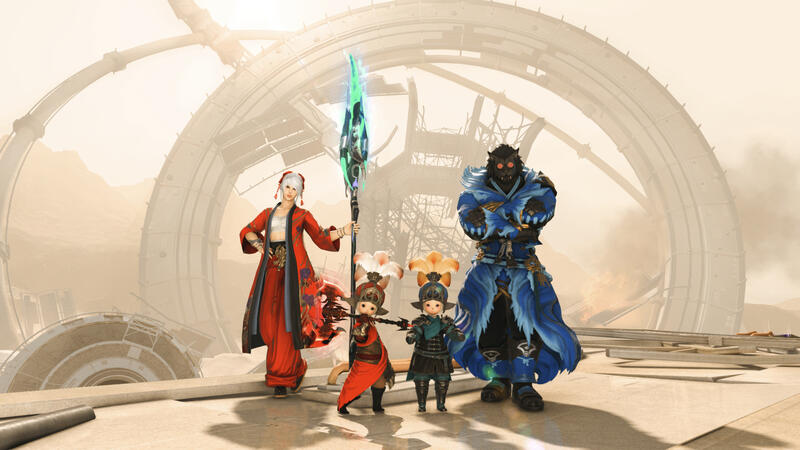 Promotional photo for the November 17, 2023 Blue Mage PvP event in The Puppets' Bunker.